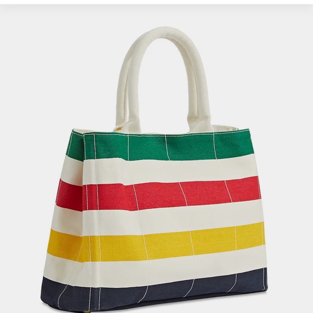 Hudson’s Bay Canvas Stripe Tote Bag